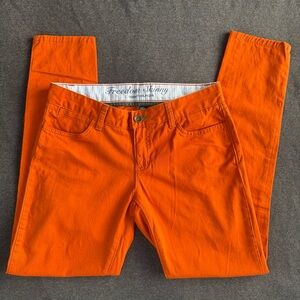 Tommy Hilfiger Bright Orange Freedom Skinny Pants